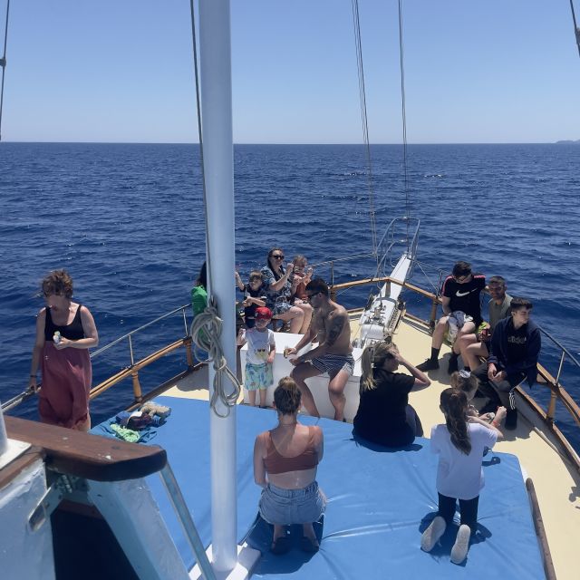 Lindos: Rhodes South-East Coast Cruise with Swim Stops - A six-hour cruise from Saint Paul’s Bay