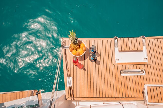 Luxury Catamaran Sunset Semi-Private & Greek Gastronomy in Athens - Vouliagmeni Beach, if the weather cooperates