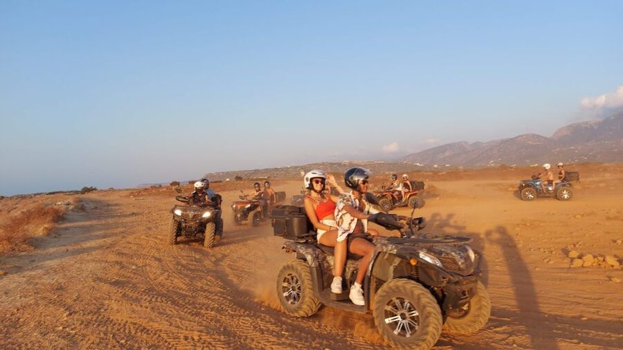 Malia: Off-Road Quad Safari Evening Tour with Dinner - A five-hour evening built around driving