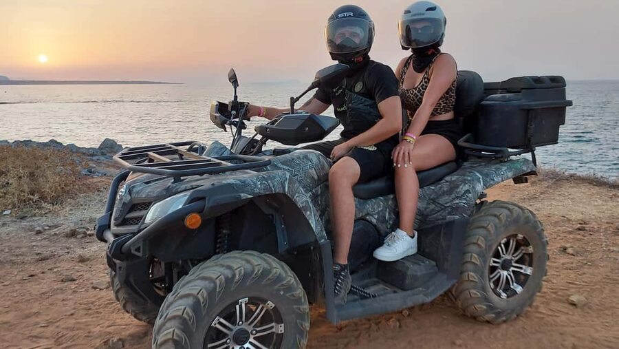Malia: Off-Road Quad Safari Evening Tour with Dinner - Seeing how Cretan olive oil is made