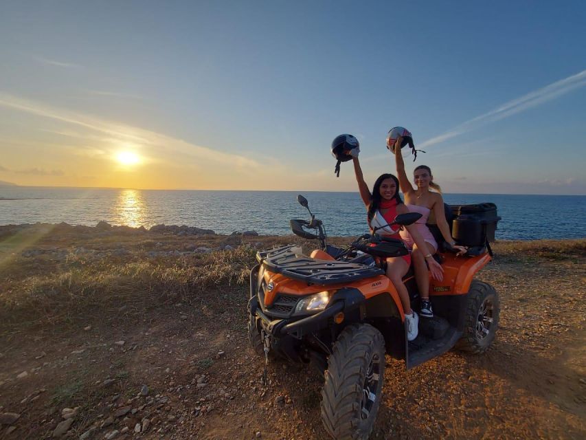 Malia: Off-Road Quad Safari Evening Tour with Dinner - Milatos and the coastal route toward Sissi