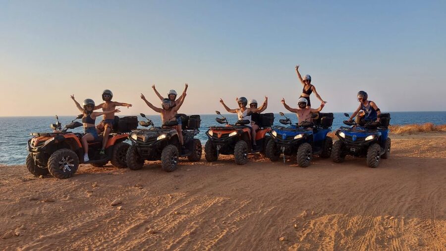 Malia: Off-Road Quad Safari Evening Tour with Dinner - Forty minutes in the village of Sissi