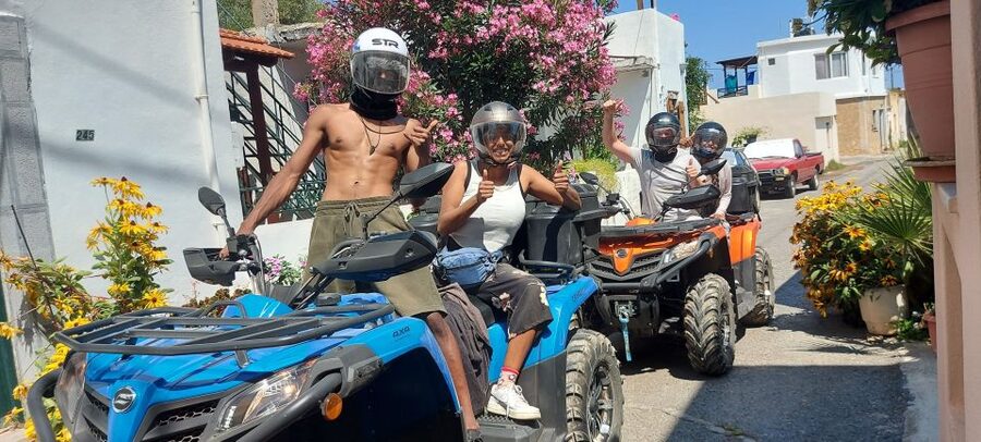 Malia: Off-Road Quad Safari Evening Tour with Dinner - The final dusty ride before dinner