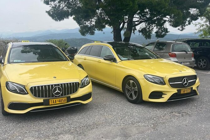 Mercedes Private transfer from Athens to International Airport - Inside the Mercedes E Class