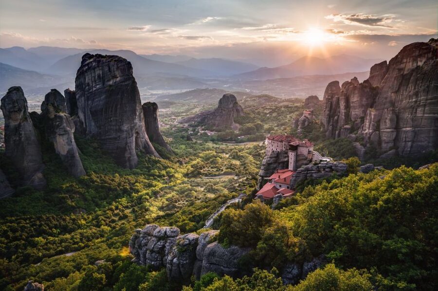 Meteora Evening Tour with Breathtaking Sunset View - Bandovas caves and the first hermits