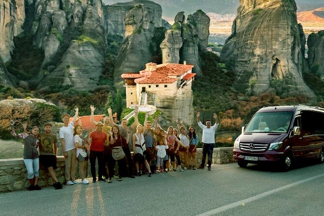 Meteora: Panoramic Morning Small Group Tour with Local Guide - St. Nicholas Anapavsa and the first monastery views
