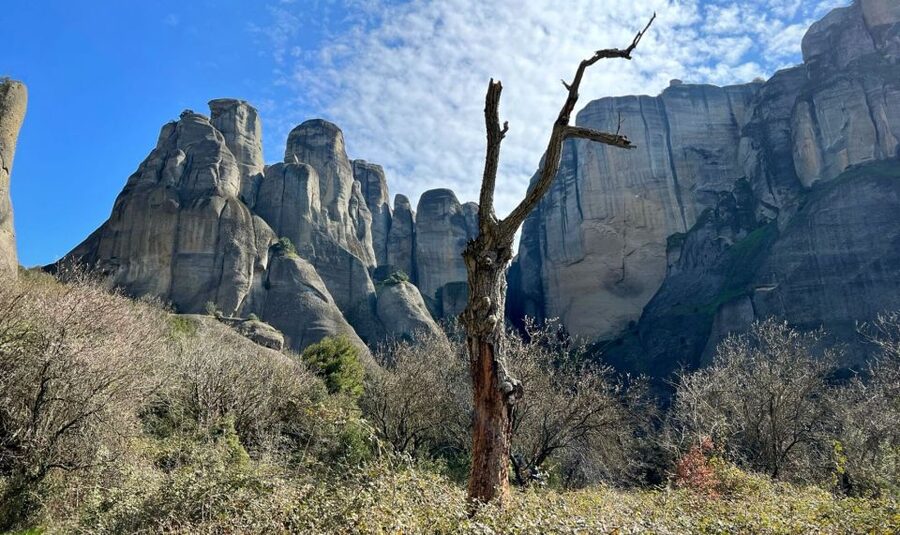 Meteora: Sunset Hike to Secret Caves - Reaching the sunset viewpoint