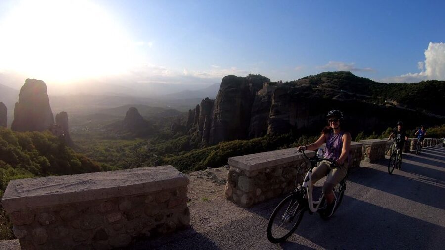 Meteora Sunset Tour on E-bikes - Theodore, Vasilis, and the human side of the tour