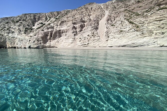 Milos and Polyaigos Full Day Cruise with Meals and Snorkelling - Polyaigos: the clearest-water swim