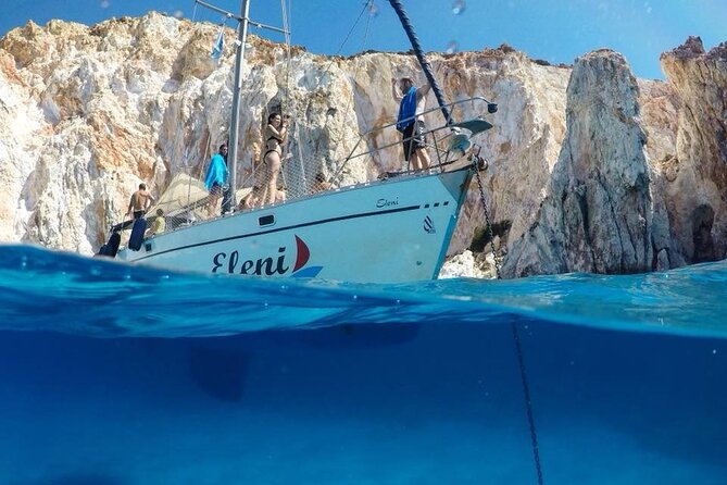 Milos and Polyaigos Full Day Cruise with Meals and Snorkelling - The southern beaches: Tsigrado, Fyriplaka, and Provatas