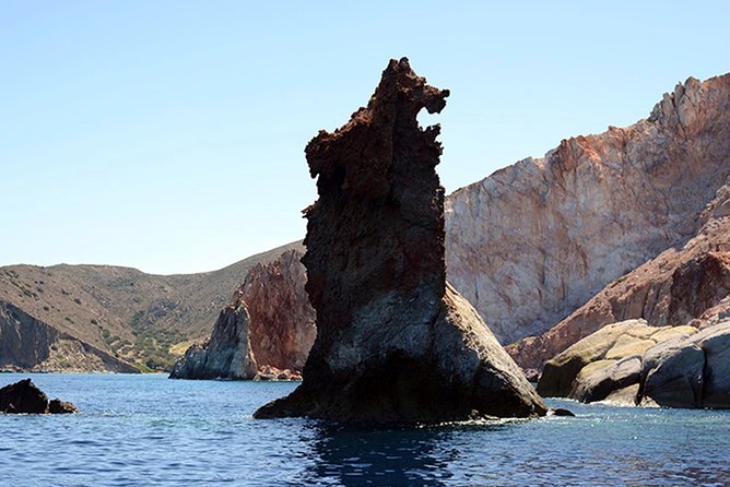 Milos caves snorkelling Catamaran Cruise in a small group - Kalogries Beach: your first swim and a light breakfast
