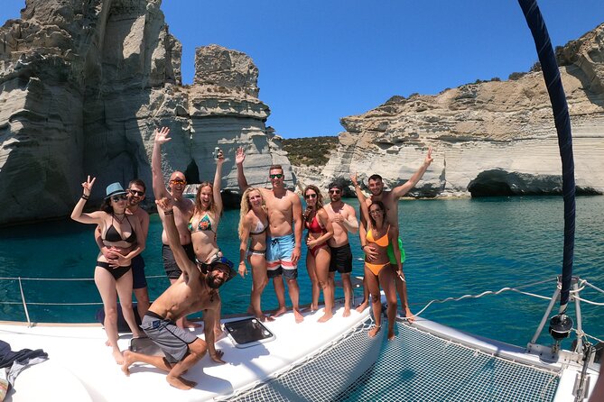 Milos caves snorkelling Catamaran Cruise in a small group - Kleftiko: the day’s main visual reward
