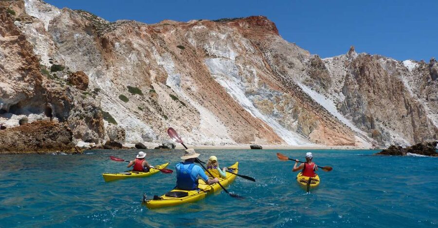 Milos: Guided Kayaking Trip with Snorkelling & Lunch - Key points to know before booking