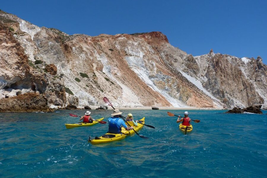 Milos: Guided Kayaking Trip with Snorkelling & Lunch - What the guides do well
