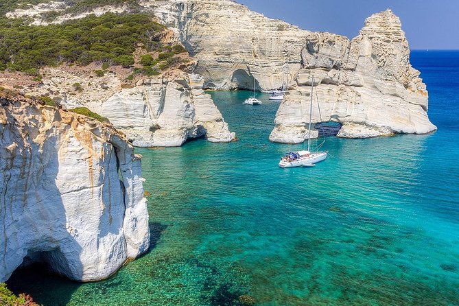 Milos Small-Group Full-Day Cruise with Snorkelling and Lunch - Klima, Adamas, and the story behind the coast