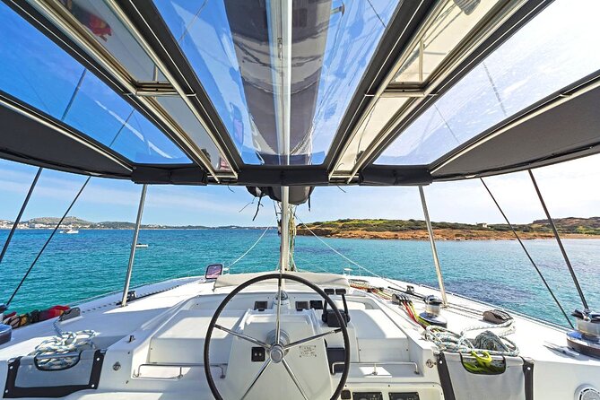 Mykonos Catamaran Premium Day-Sunset Tours 8-flavor Meal & Drinks - Rhenia’s coves and the first swim