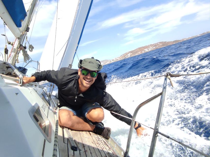 Mykonos: Delos and Rhenia Full-Day Sailing Cruise with Meal - Delos: a powerful site with limited time