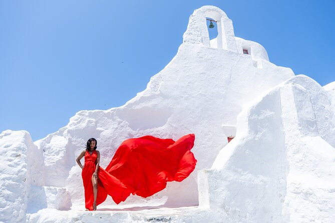 Mykonos: Flying Dress Photoshoot - Key points at a glance