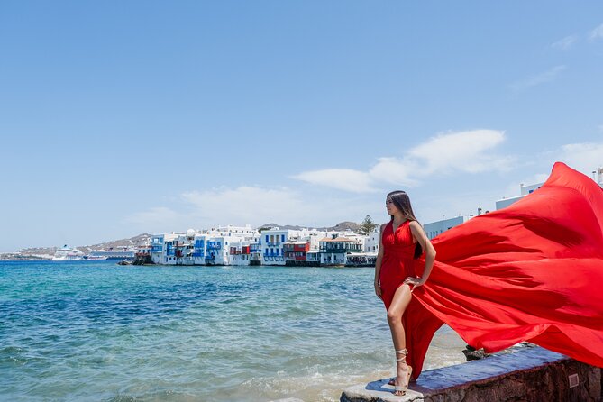 Mykonos: Flying Dress Photoshoot - Why this Mykonos photoshoot works