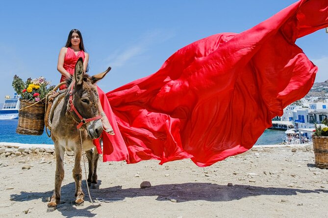 Mykonos: Flying Dress Photoshoot - What you receive after the session