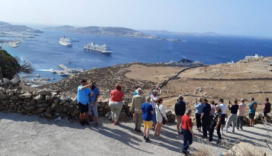 Mykonos: Guided Highlights Tour - Kalafatis Beach: a short taste of the coast