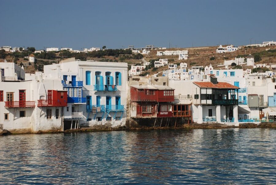 Mykonos: Half-Day City Walking Tour and Island Bus Tour - Kalafatis Beach and the built-in break