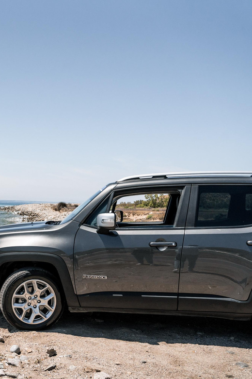 Mykonos Hidden Spots Jeep Guided Private Tour - Agios Ioannis and Ftelia show two different coasts