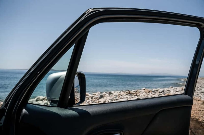 Mykonos: Private Island Tour with local guide -Jeep Renegade - Starting at Agios Ioannis and Faros Lighthouse