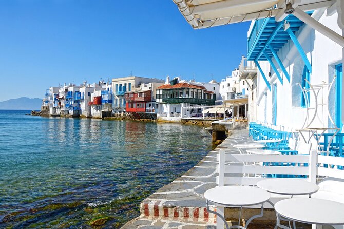 Mykonos Small Group Tour for Cruise Passengers — Port Pickup - Kalafatis Beach, a practical swimming stop