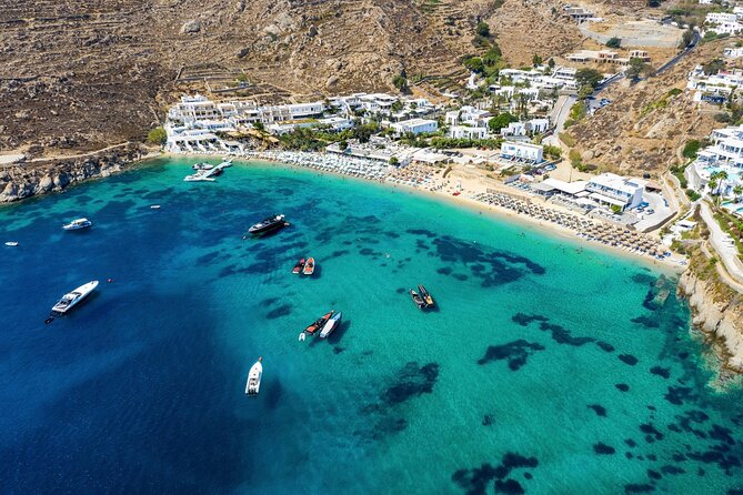 Mykonos Small Group Tour for Cruise Passengers — Port Pickup - Elia Beach for sand, water, and open views