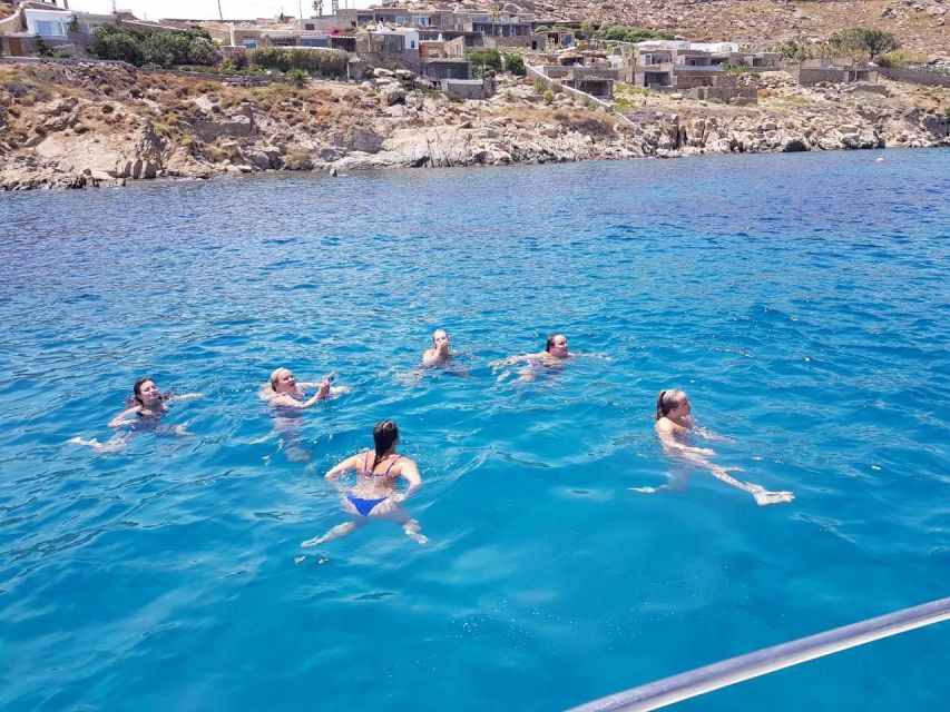 Mykonos: South Beaches Cruise - The return ride and rough-water warning