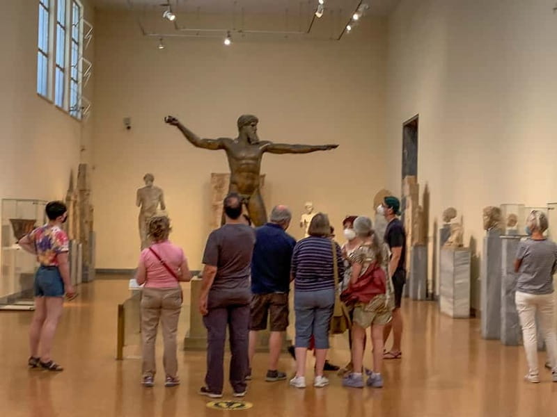 National Archeological Museum Private Tour with Admission - A neoclassical building with a leafy inner garden