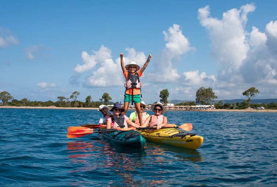 Navarino Bay: Sea Kayaking with Lunch - The paddle back to Golden Sand