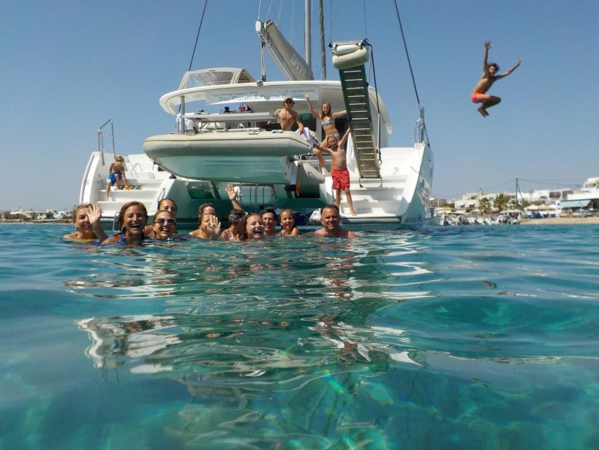 Naxos: Catamaran Cruise with Swim Stops, Food, and Drinks - What to pack for the catamaran