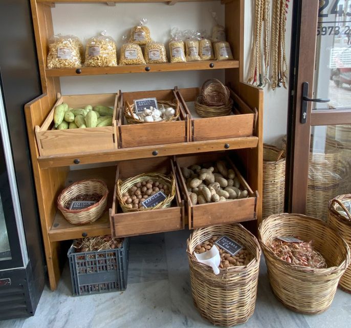 Naxos: Food Walking Tour & Cooking Class with Meal & Drinks - Shopping for Naxos in the local market