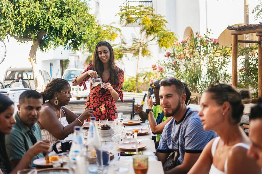 Naxos: Naxos Town Food Tour with Tastings and Wine - Markets, Herbs, and Island Products