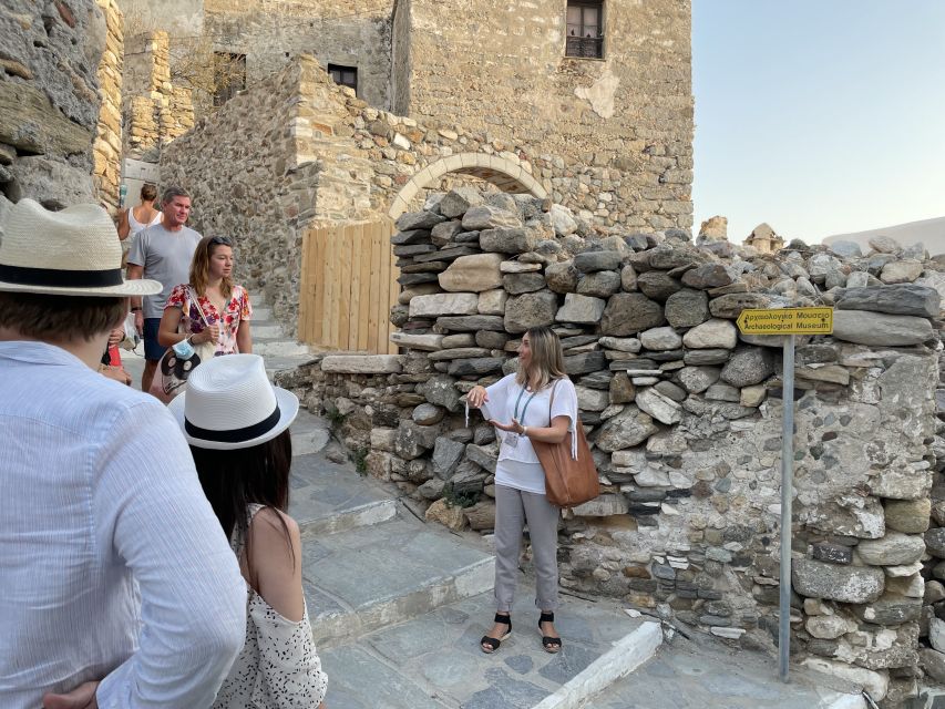 Naxos: Old Town, Castle & Portara Guided Sunset Tour - Reaching Portara for the last light