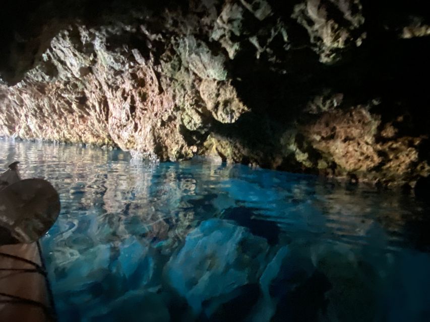 Naxos: Rhina Cave and Coastline Sea Kayaking Tour - Naxos snacks and an optional taverna meal