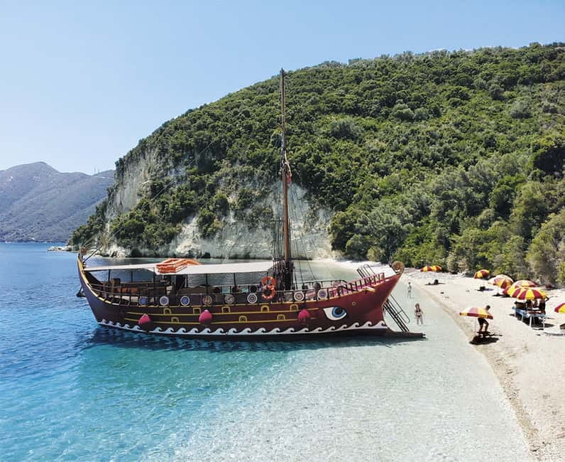 Nydri: Full-Day Wooden Boat Cruise with BBQ & Drinks - Boarding Odysseia at 8:45 AM