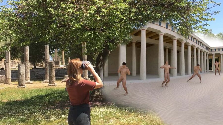 Olympia: Tour with Virtual Reality and Audio - The Ancient Gymnasium and Palestra