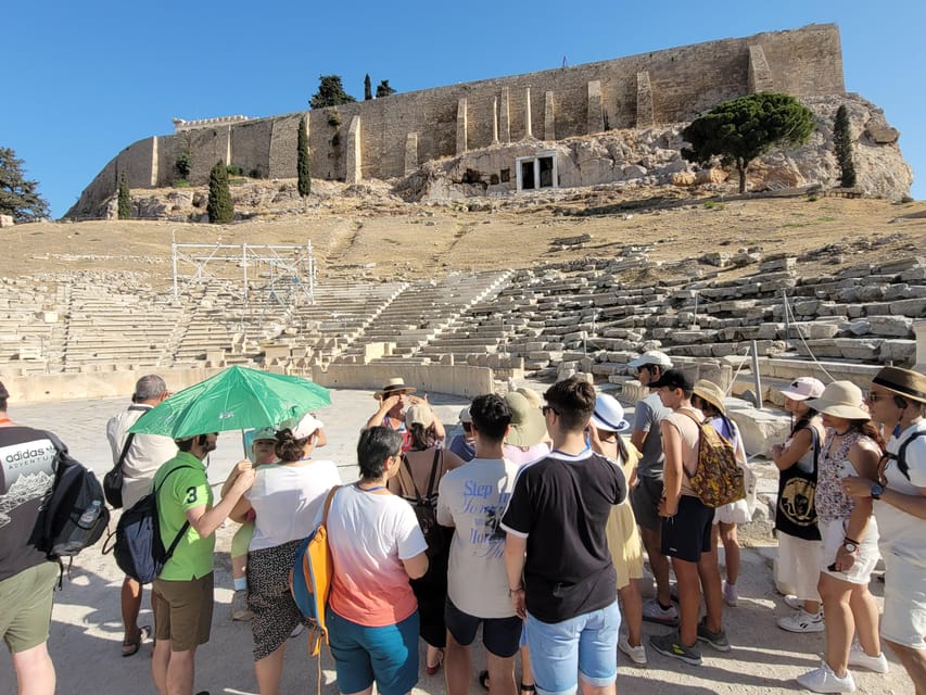 Parthenon & Acropolis Guided Tour in Spanish -Option Tickets - The final view from the top