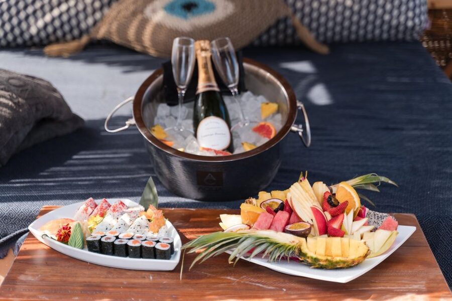 Perivolos Beach: Sun-Bed Experience FortyOne Bar Restaurant - What the beach setup is really worth