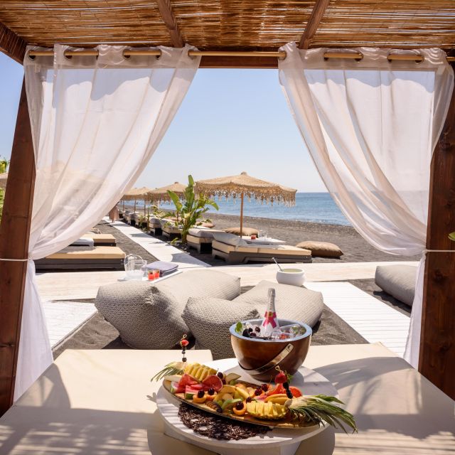 Perivolos Beach: Sun-Bed Experience FortyOne Bar Restaurant - How to judge the $117 price