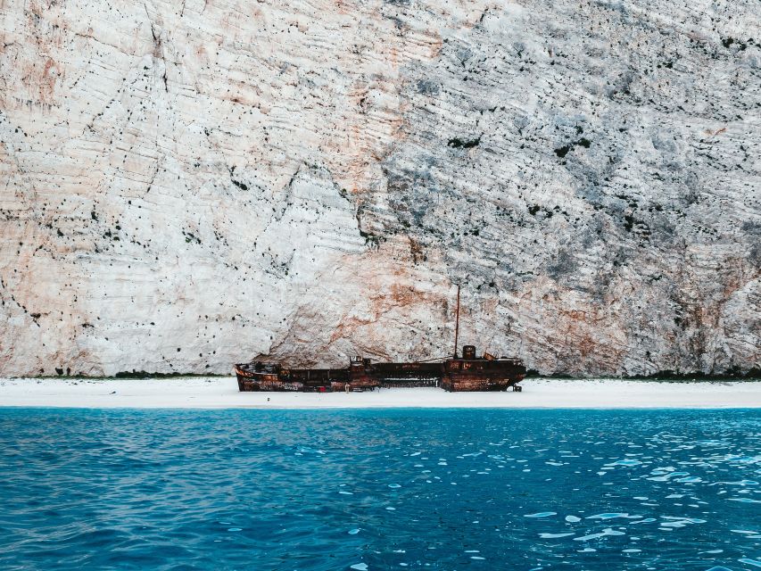Porto Vromi: Navagio Shipwreck Cruise with Sunset Viewing - One Hour at Navagio Beach