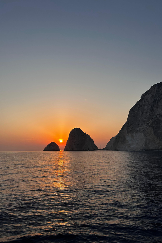 Private Sunset Cruise at Mizithres - Keri’s caves, beaches, and rock formations