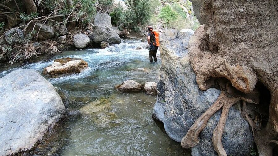 Rethymno: Canyoning Tour in the Kourtaliotiko Gorge - Jumping into the clear spring water