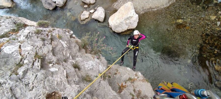 Rethymno: Canyoning Tour in the Kourtaliotiko Gorge - Getting suited up for the river