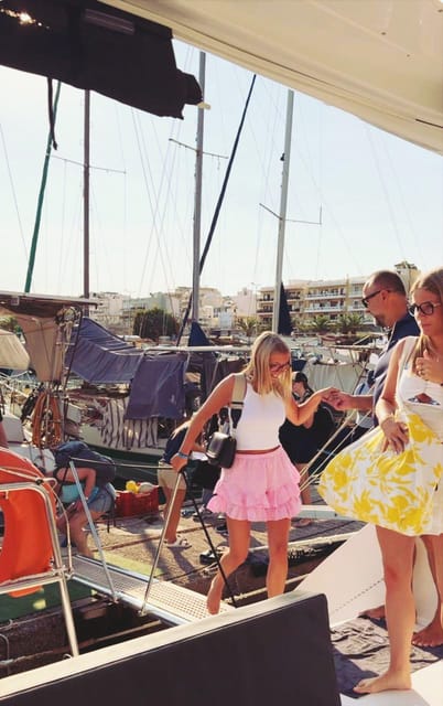 Rethymno: Sunset Catamaran Cruise - Sushi & Open Bar - The Sunset Over the Mediterranean