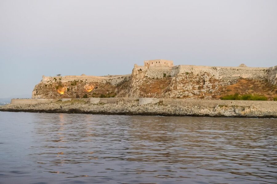 Rethymno: Sunset Cruise on a Wooden Pirate Boat - Setting sail from Rethymno port