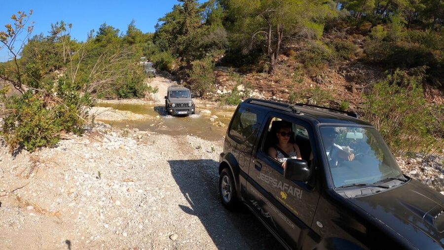 Rhodes: 4x4 Self-Drive Jeep Tour with Pickup in the North - Optional moussaka lunch in the forest